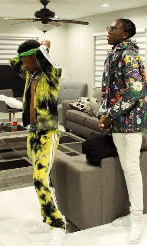 Yung Bans wearing Cartier eyewear