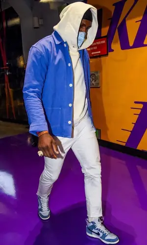 LeBron James wearing Visvim sweatshirt