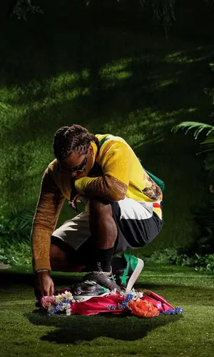 Gunna wearing Dior sweater