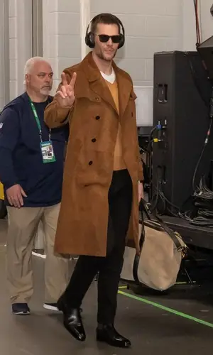 Tom Brady wearing Tom Ford jacket