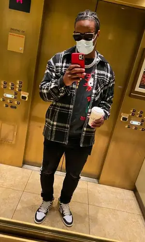 Todd Gurley wearing Amiri jeans