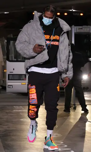 Iman Shumpert wearing John Geiger hoody