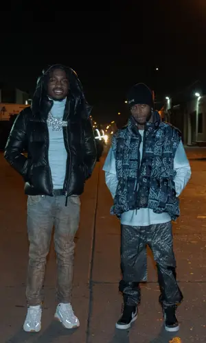 6lack wearing Des Pierrot pants