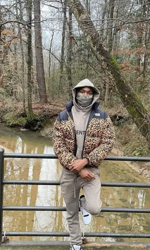 Meek Mill wearing Vetements jacket
