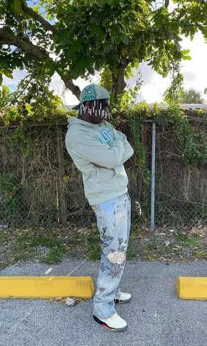 Lil Yachty wearing Kapital cap