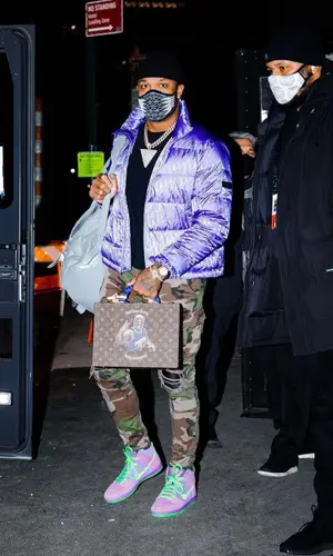 PJ Tucker wearing Dior jacket