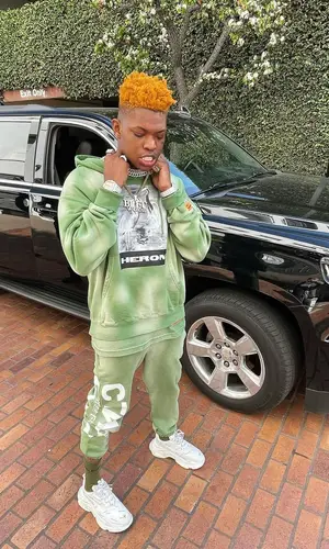 Yung Bleu’s Outfit in Heron Preston Hoodie & Balenciaga Socks (2021)