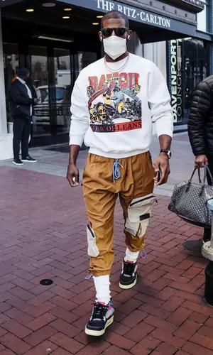 Chris Paul wearing John Geiger pants