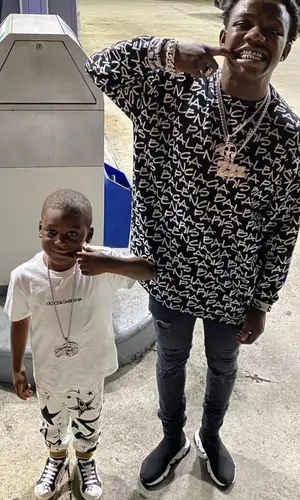 Jackboy wearing Balenciaga sweatshirt
