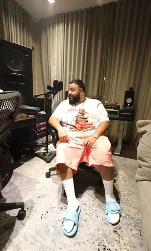 DJ Khaled wearing Nike sock