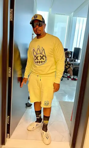 Timbaland wearing Cult of Individuality cap