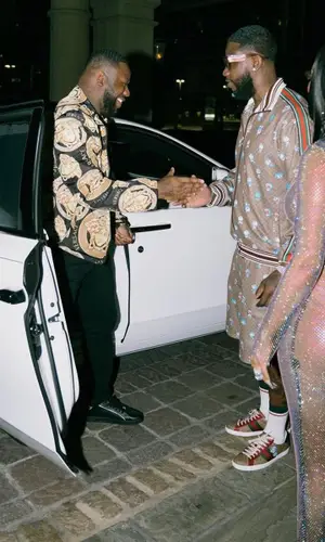 Gucci Mane wearing Gucci sock