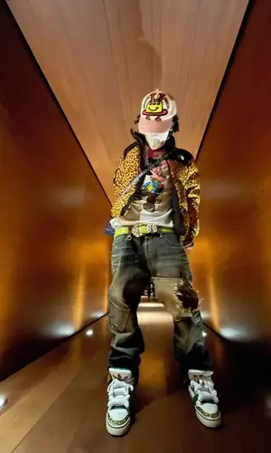 Lil Uzi Vert wearing Hysteric Glamour cap