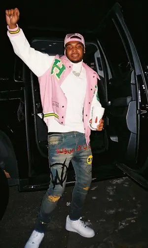 Lil Keed wearing Homme + Femme jacket