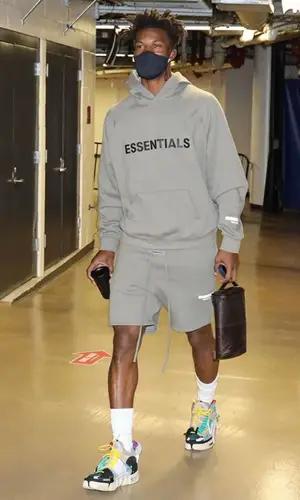 Jimmy Butler wearing Fear of God hoody