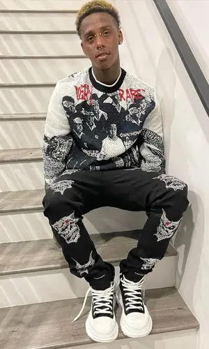 Famous Dex wearing Very Rare sweatshirt