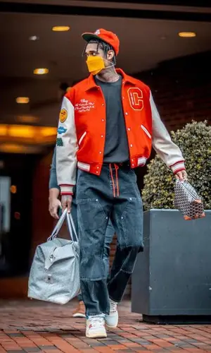 Jordan Clarkson wearing Goyard bag