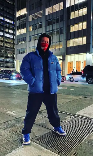 J Balvin wearing Supreme other