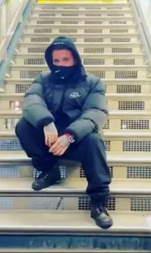 J Balvin wearing Supreme other