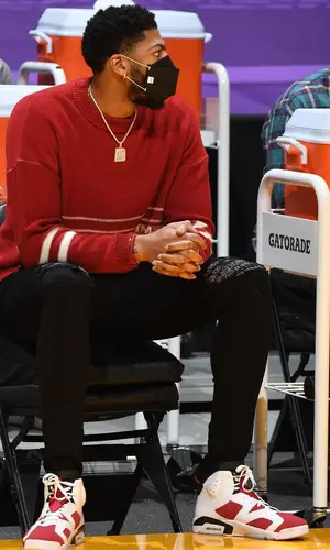 Anthony Davis wearing Henry Mask other