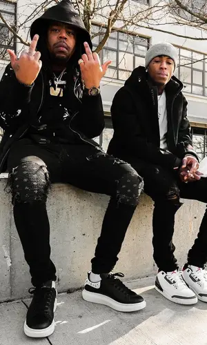NBA YoungBoy wearing Moncler jacket