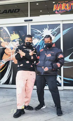 Denzel Curry wearing Hypland jacket