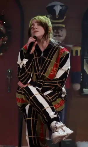 Billie Eilish wearing Gucci jacket