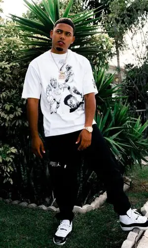 Myke Towers wearing Jordan other