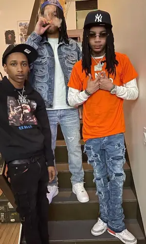 YBN Nahmir wearing FashionNova t-shirt