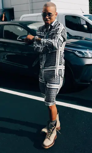 Ozuna wearing Dior boots