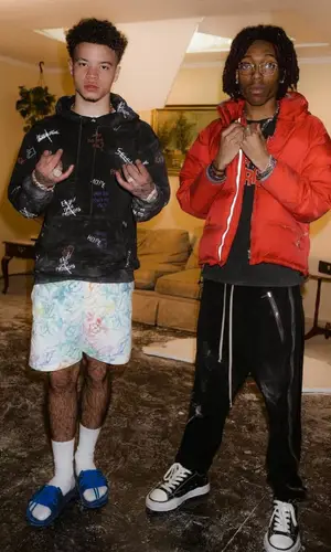 Lil Mosey wearing Dolce & Gabbana sandal