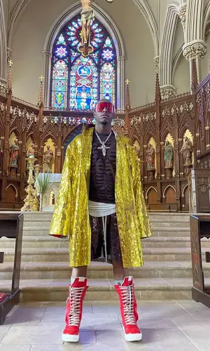 Bloody Osiris wearing Rick Owens sweater