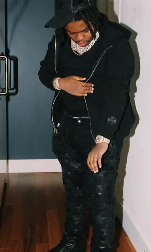 42 Dugg wearing Amiri cap