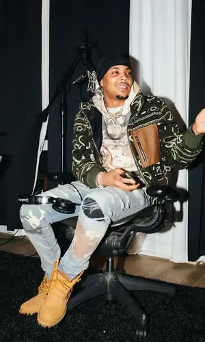 G Herbo wearing Timberland boots