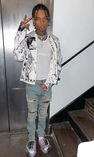 Swae Lee wearing Natasha Zinko sandal