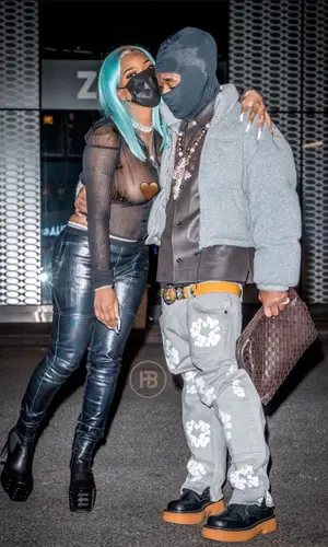 Lil Uzi Vert wearing Bottega Veneta boots