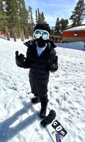 Jackboy wearing Moncler eyewear