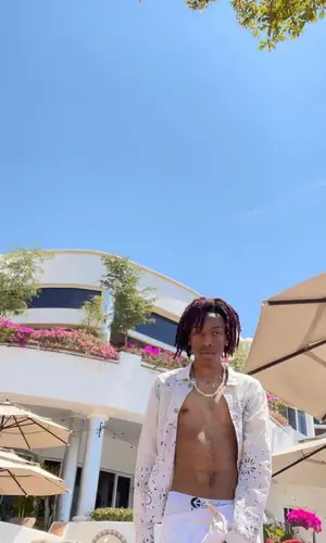 Lil Tecca wearing Ethika other
