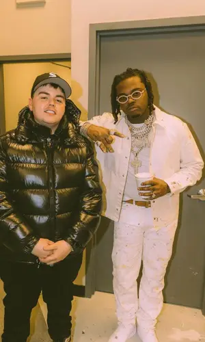 Gunna wearing Dior shirt