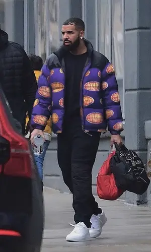 Drake wearing Prada pants