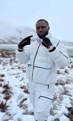 Headie One wearing Prada glov