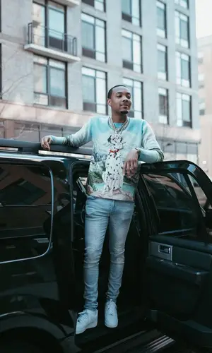 G Herbo wearing Casablanca sweater