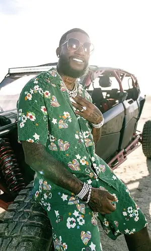 Gucci Mane wearing Gucci shirt