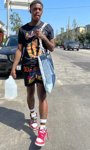 Famous Dex wearing Vintage t-shirt