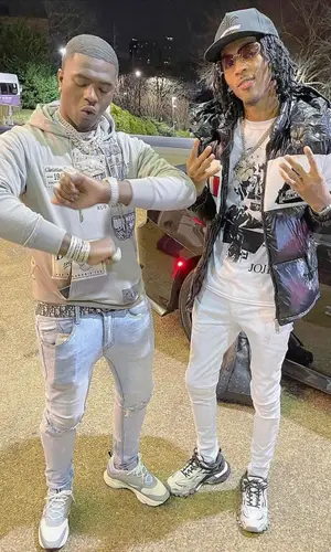 Bankroll Freddie wearing Dior hoody