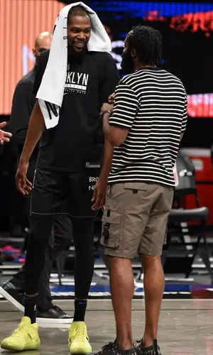 James Harden wearing Dior shorts