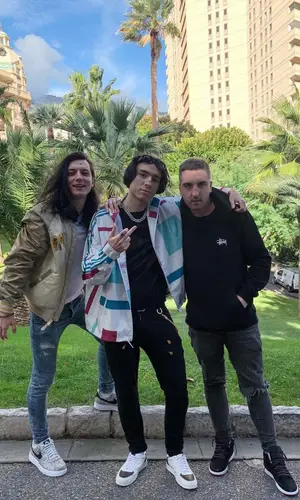 Flesh’s Outfit in Adidas Jacket, Balmain Jeans & Versace Eyewear (2021)