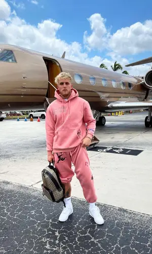 Jake Paul wearing Nike sock