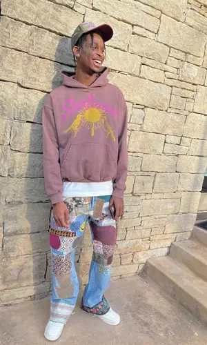 Shai wearing Zeal hoody
