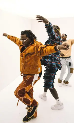 Gunna wearing Mokoo trousers